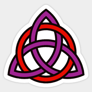 Pagan Pride Triquetra with Ring Sticker